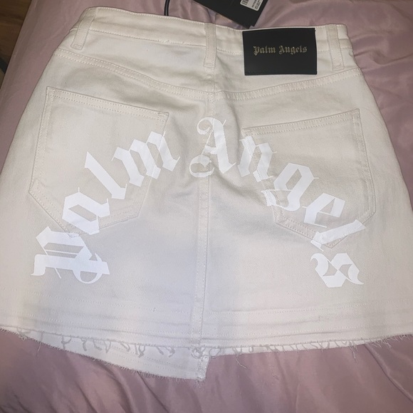 Palm Angels Dresses & Skirts - Palms angels off white denim skirt